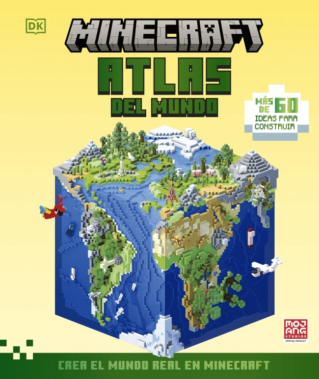 Minecraft Atlas del mundo: Crea el mundo real en Minecraft. Más de 60 ideas para construir Imagen principal del producto