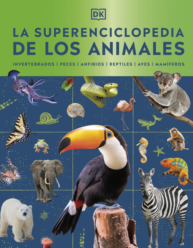 La superenciclopedia de los animales: Invertebrados | Peces | Anfibios | Reptiles | Mamíferos Imagen principal del producto