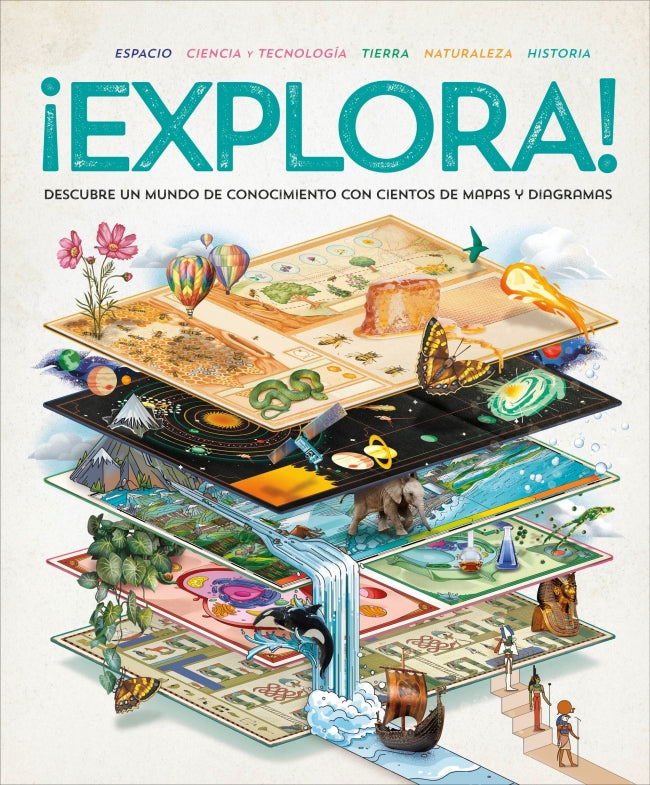 ¡Explora!: Descubre un mundo de conocimiento con cientos de mapas y diagramas Imagen principal del producto