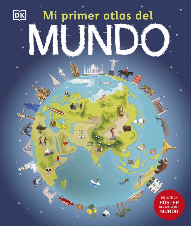 Mi primer atlas del mundo: (Incluye un póster del mapa del mundo) Imagen principal del producto