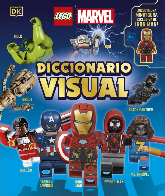Lego Marvel. Diccionario visual: Incluye una minifigura exclusiva de Iron Man Imagen principal del producto