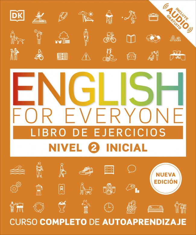 English for Everyone - Libro de ejercicios (nivel 2 Inicial: Curso completo de autoaprendizaje Imagen principal del producto