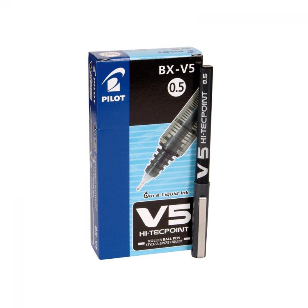 ✅ ROTULADOR PILOT V5 NEGRO - CAJA DE 12 UNIDADES Imagen principal del producto