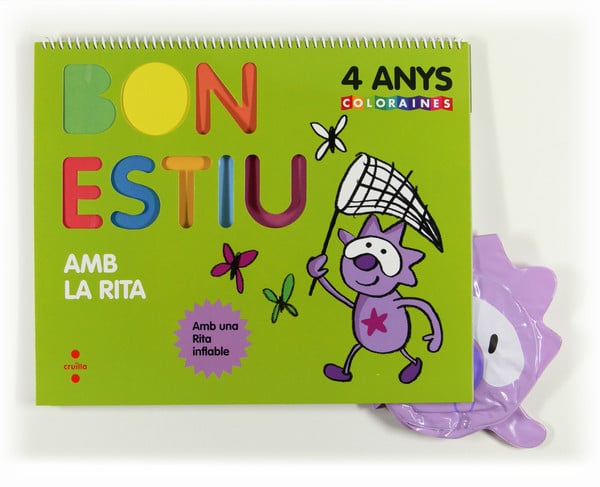 Bon estiu amb la Rita. 4 anys. Coloraines. Aa. Vv. (CRUÏLLA) 9788466129244 Imagen principal del producto