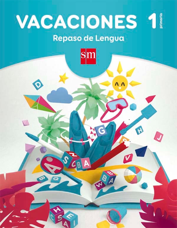 Vacaciones: repaso de Lengua. 1 Educación Primaria. Aa. Vv. (EDICIONES SM) 9788467593228
