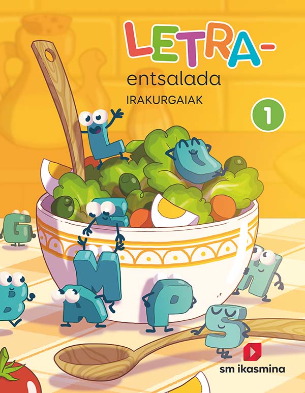 Letra-entsalada. Irakurgaiak. 1 Primaria. Ikasmina. Batzuk (IKASMINA ARGITALETXEA, S.L.) 9788498555981 Imagen principal del producto