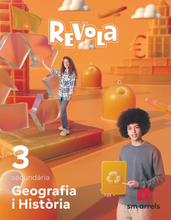 Geografia i Història. 3 Secundaria. Revola. Arrels. Aa. Vv. (EDICIONES SM) 9788413929019 Imagen principal del producto