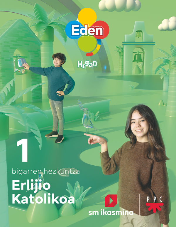 Erlijio Katolikoa, DBH 1. Eden Hegan (Euskera). Batzuk (IKASMINA ARGITALETXEA, S.L.) 9788498558845 Imagen principal del producto