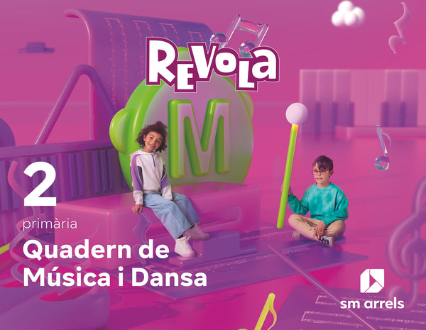 Quadern de Música i Dansa. 2 Primària. Revola. Aa. Vv. (EDICIONES SM) 9788498563207 Imagen principal del producto
