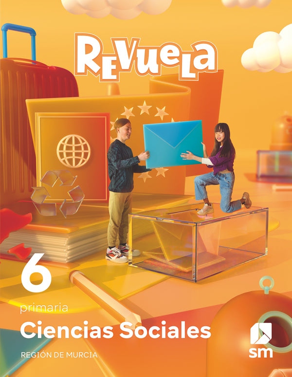 Ciencias Sociales. 6 Primaria. Revuela. Región de Murcia. Aa. Vv. (EDICIONES SM) 9788498561265 Imagen principal del producto