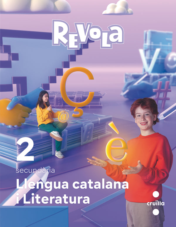 Llengua Catalana i Literatura. 2 Secundaria. Revola. Cruilla. Aa. Vv. (CRUÏLLA) 9788466154789