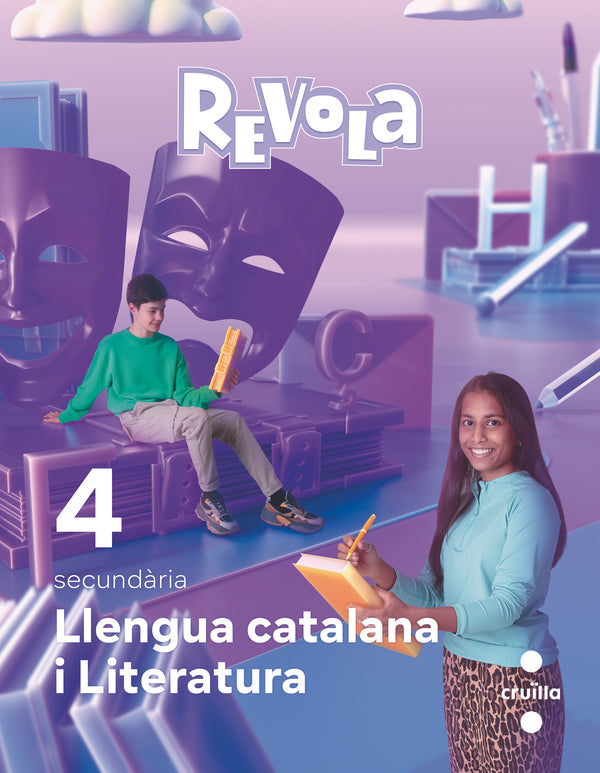 Llengua Catalana i Literatura. 4 Secundaria. Revola. Cruilla. Aa. Vv. (CRUÏLLA) 9788466154819