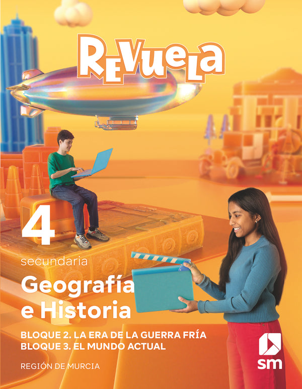 Geografía e Historia. 4 Secundaria. Revuela. Región de Murcia. Aa. Vv. (EDICIONES SM) 9788498561586 Imagen principal del producto