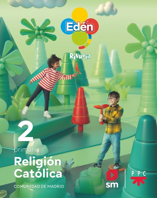 Religión católica. 2 Primaria. Edén. Revuela. Comunidad de Madrid. Aa. Vv. (EDICIONES SM) 9788498565058