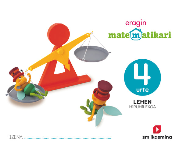 Matematikari eragin. 4 urte. Batzuk (IKASMINA ARGITALETXEA, S.L.) 9788419100276 Imagen principal del producto