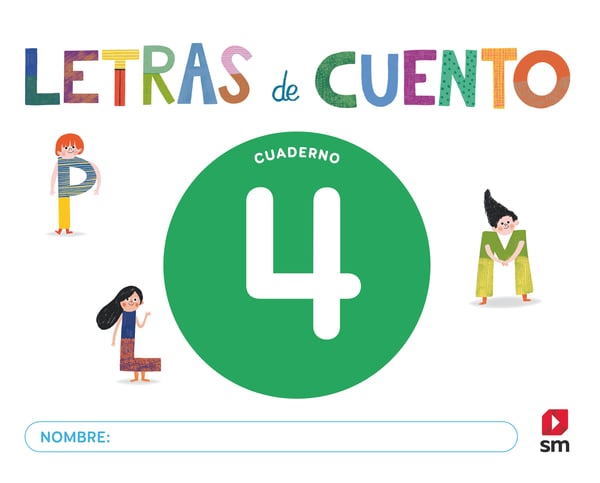 Cuaderno de lectoescritura 4. Letras de cuento. Aa. Vv. (EDICIONES SM) 9788410550360 Imagen principal del producto
