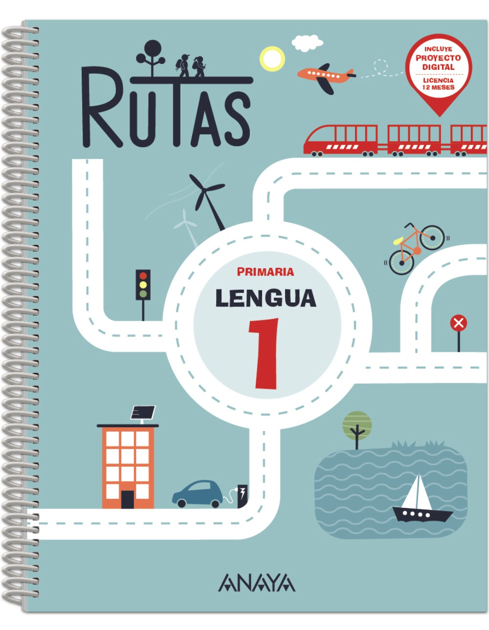 Lengua 1. RUTAS. (1º Primaria) RUTAS | Pellicer Iborra, Carmen | 9788469892220 (ANAYA TEXTO) Imagen principal del producto