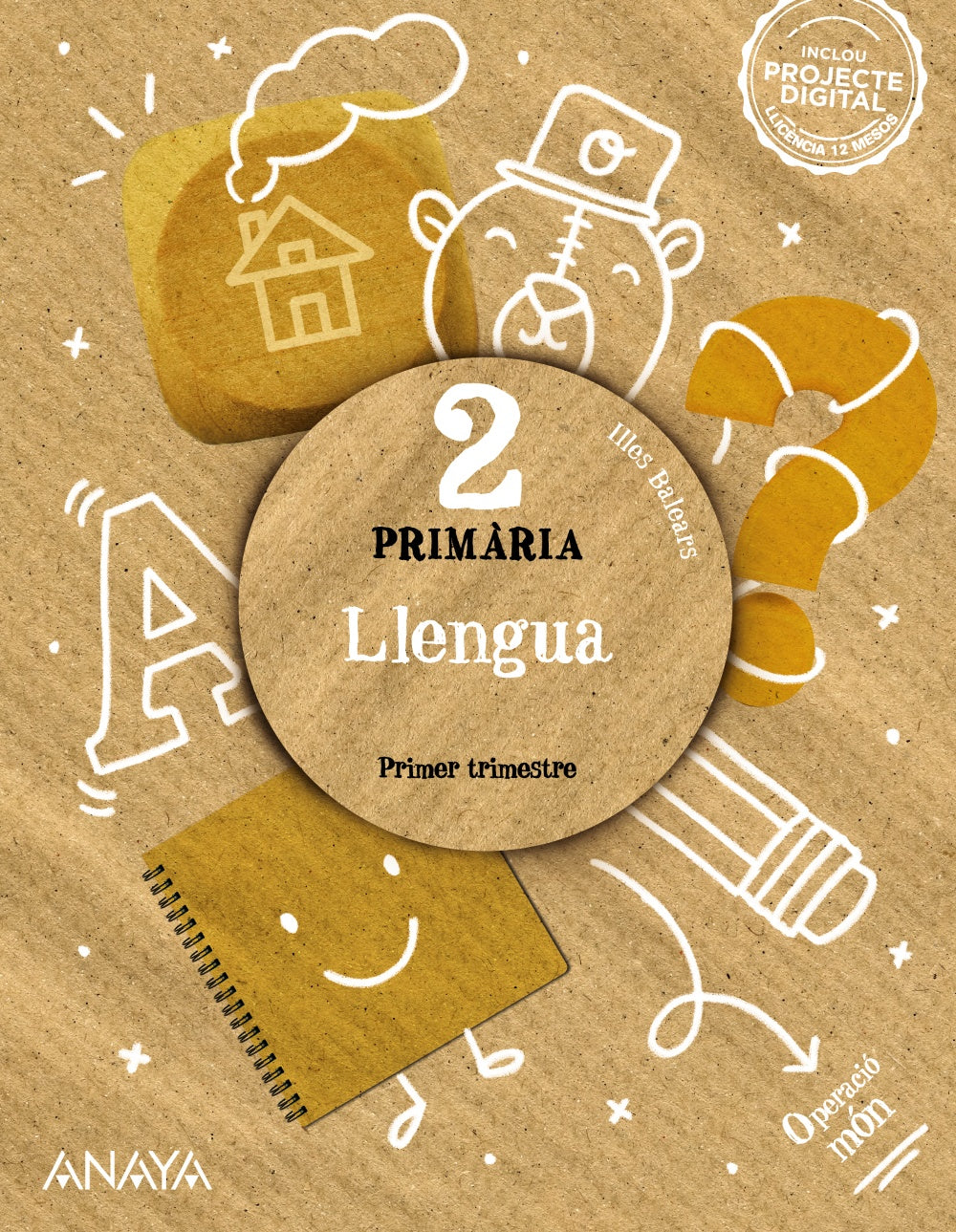 Llengua 2. (2º Primaria) Operació món | Varios autores | 9788469893081 (ANAYA TEXTO)