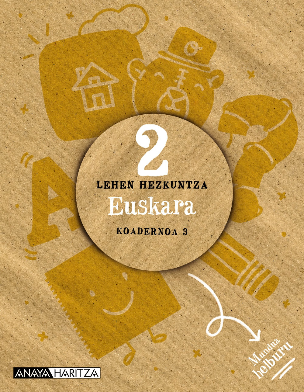 Euskara 2. Koadernoa 3.. Mª Jesús Angoitia Barrenechea (ANAYA EDUCACIÓN) 9788469893432