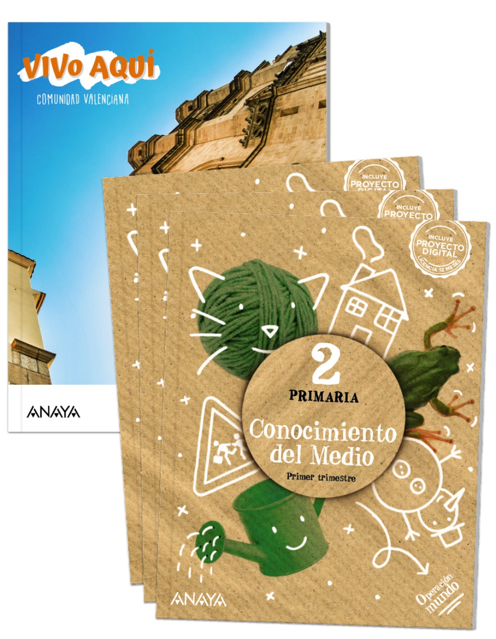 Conocimiento del Medio 2. (2º Primaria) Operación Mundo | Varios autores | 9788469895917 (ANAYA TEXTO)