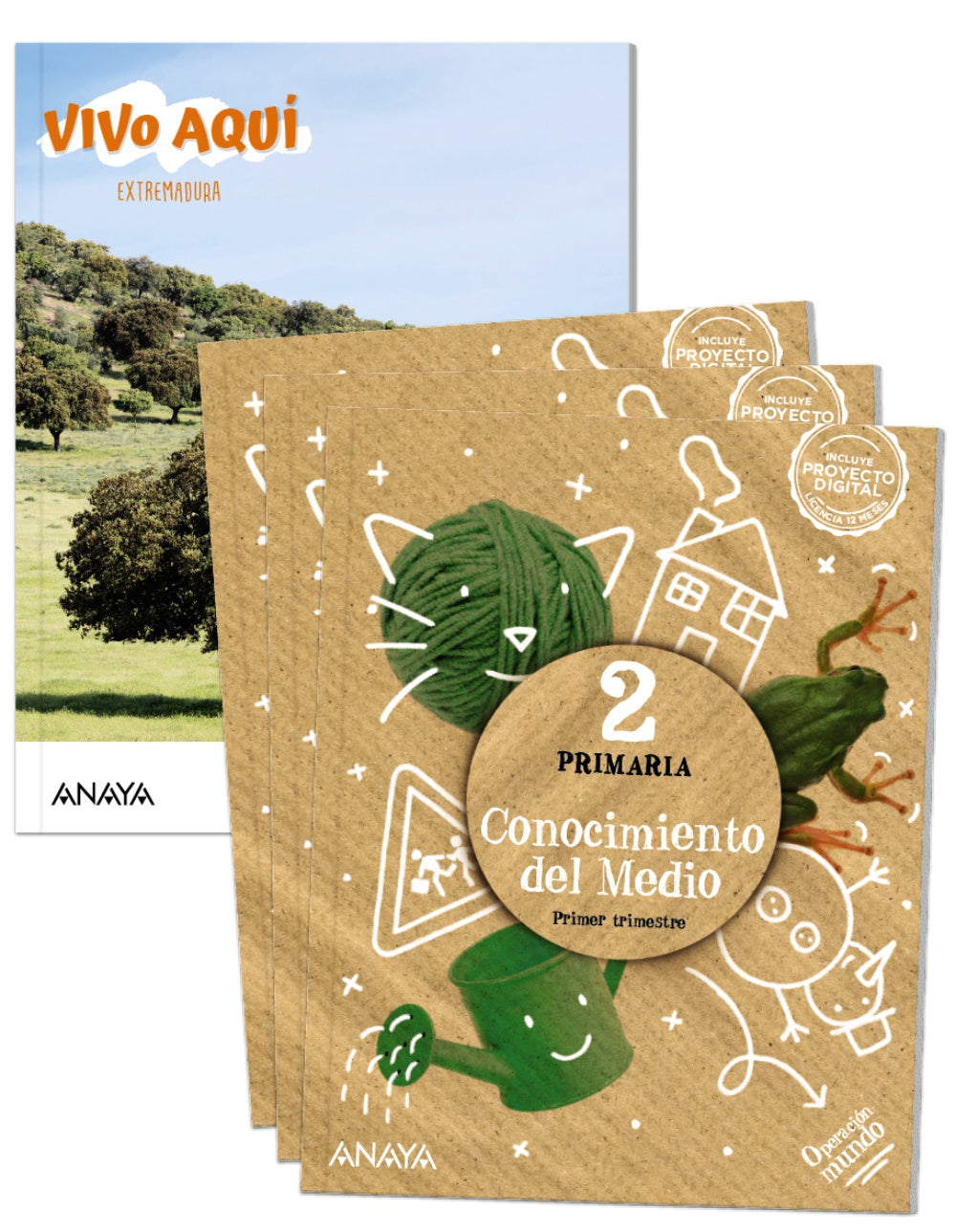 Conocimiento del Medio 2. (2º Primaria) Operación Mundo | Varios autores | 9788469895948 (ANAYA TEXTO)
