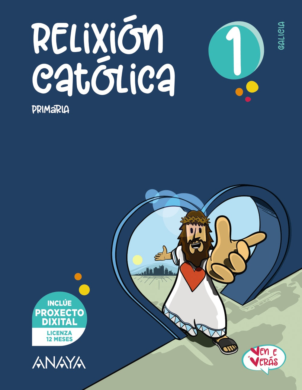 Relixión Católica 1. (1º Primaria) Ven e Verás | Varios autores | 9788469897362 (ANAYA TEXTO) Imagen principal del producto