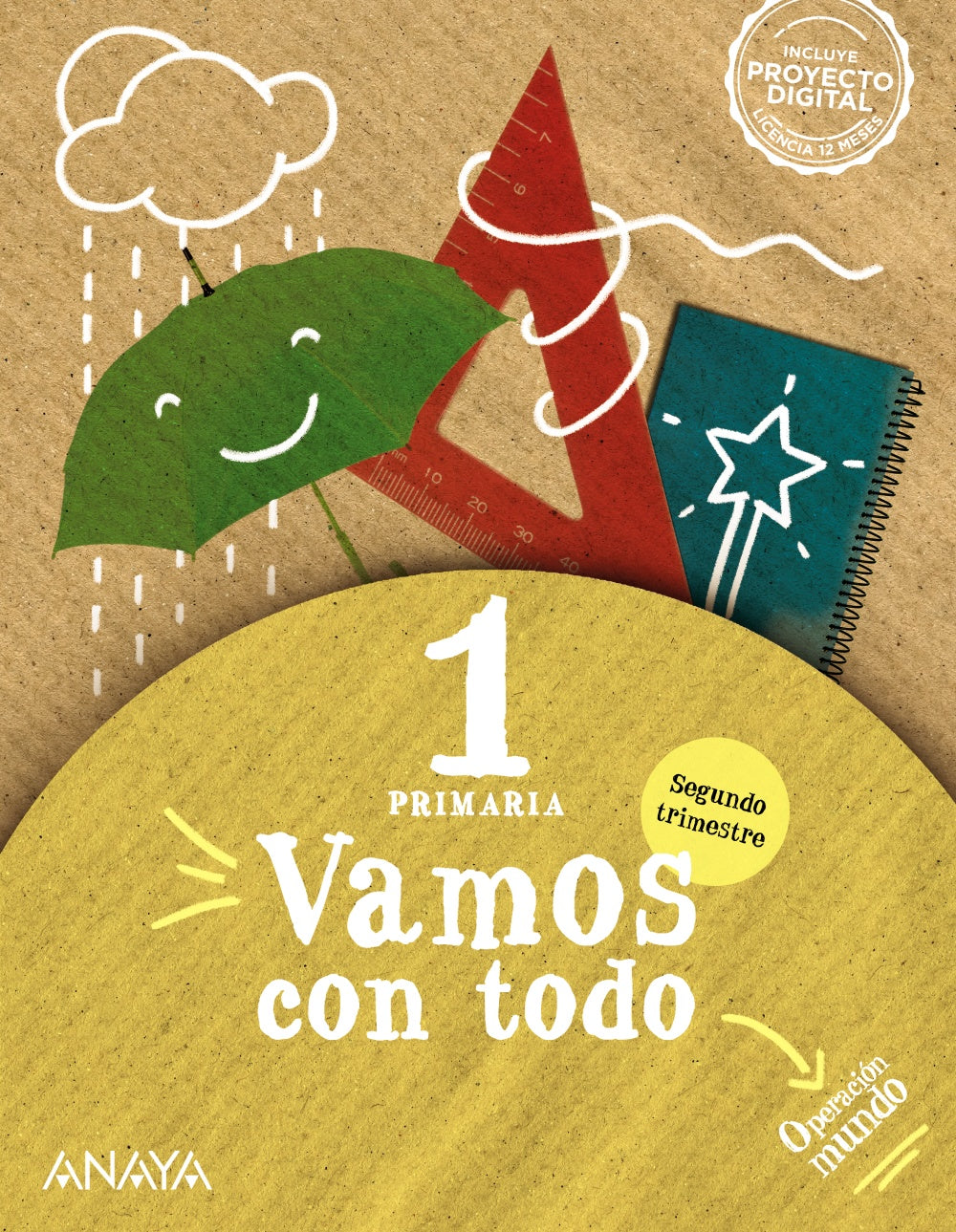 Vamos con todo 1. Segundo trimestre.. Mª del Carmen Clar Boluda (ANAYA EDUCACIÓN) 9788469897577 Imagen principal del producto