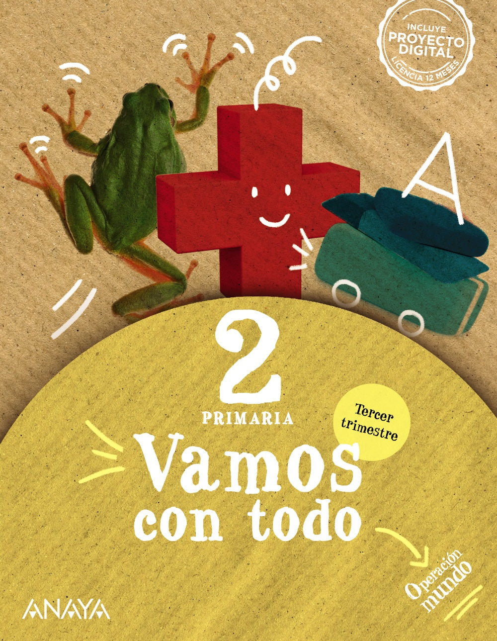 Vamos con todo 2. Tercer trimestre. (2º Primaria) Operación Mundo | Varios autores | 9788469897706 (ANAYA TEXTO) Imagen principal del producto