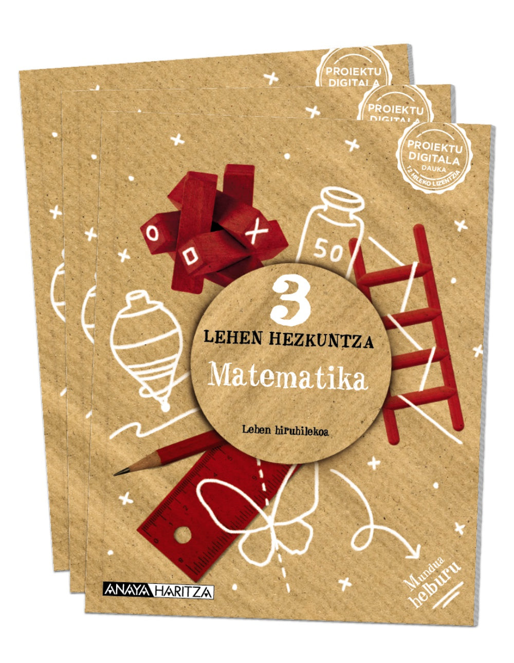 Matematika 3. (3º Primaria) Mundua helburu | Varios autores | 9788469899854 (ANAYA TEXTO)