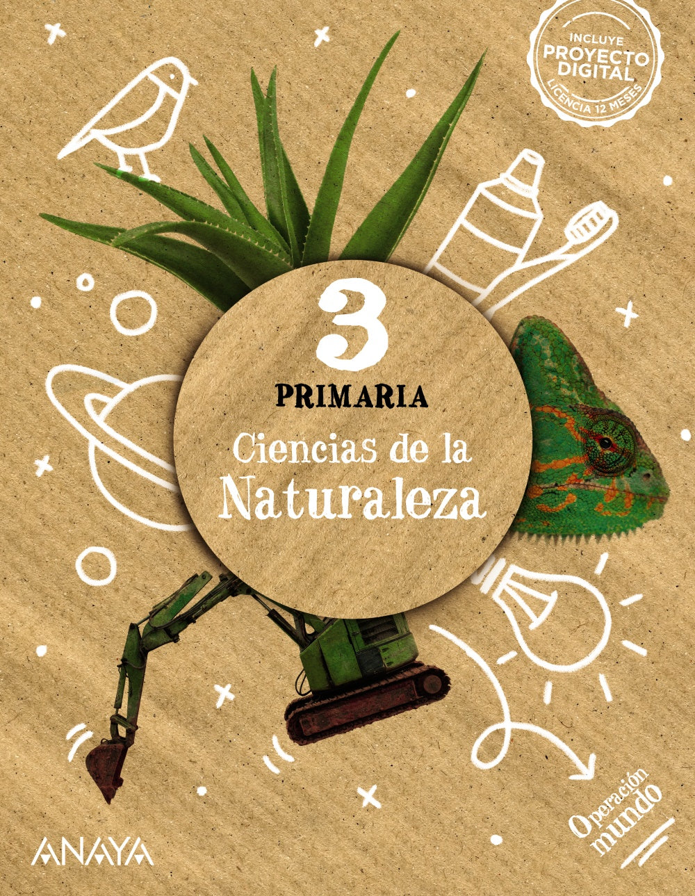 Ciencias de la Naturaleza 3. (3º Primaria) Operación Mundo | Varios autores | 9788414300053 (ANAYA TEXTO)