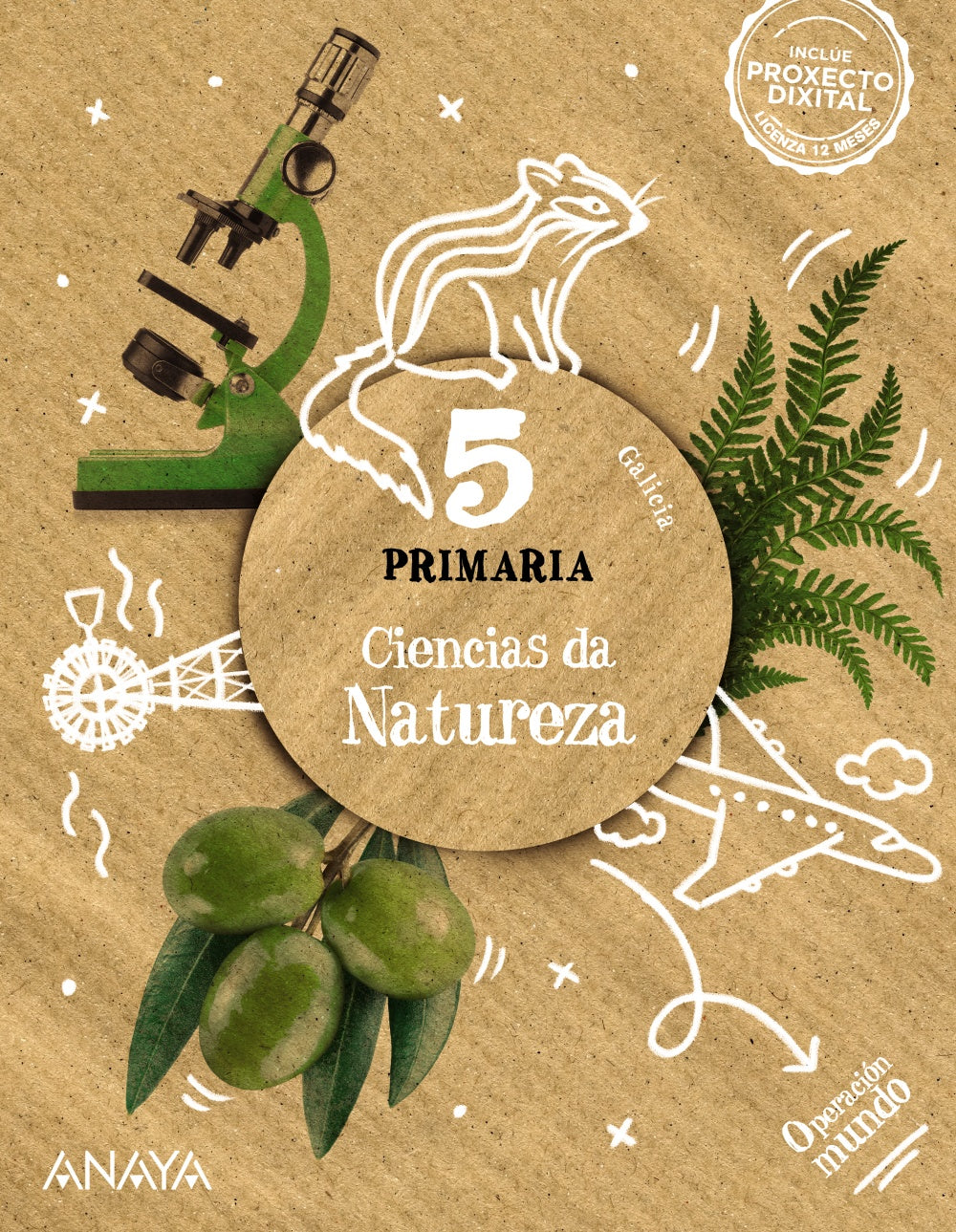 Ciencias da Natureza 5. (5º Primaria) Operación Mundo | Varios autores | 9788414303085 (ANAYA TEXTO)