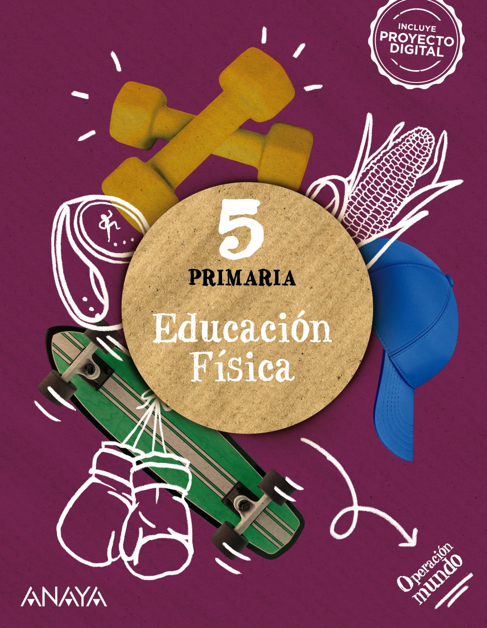 Educación Física 5 (5º Primaria) Operación Mundo | Varios autores | 9788414304716 (ANAYA TEXTO) Imagen principal del producto