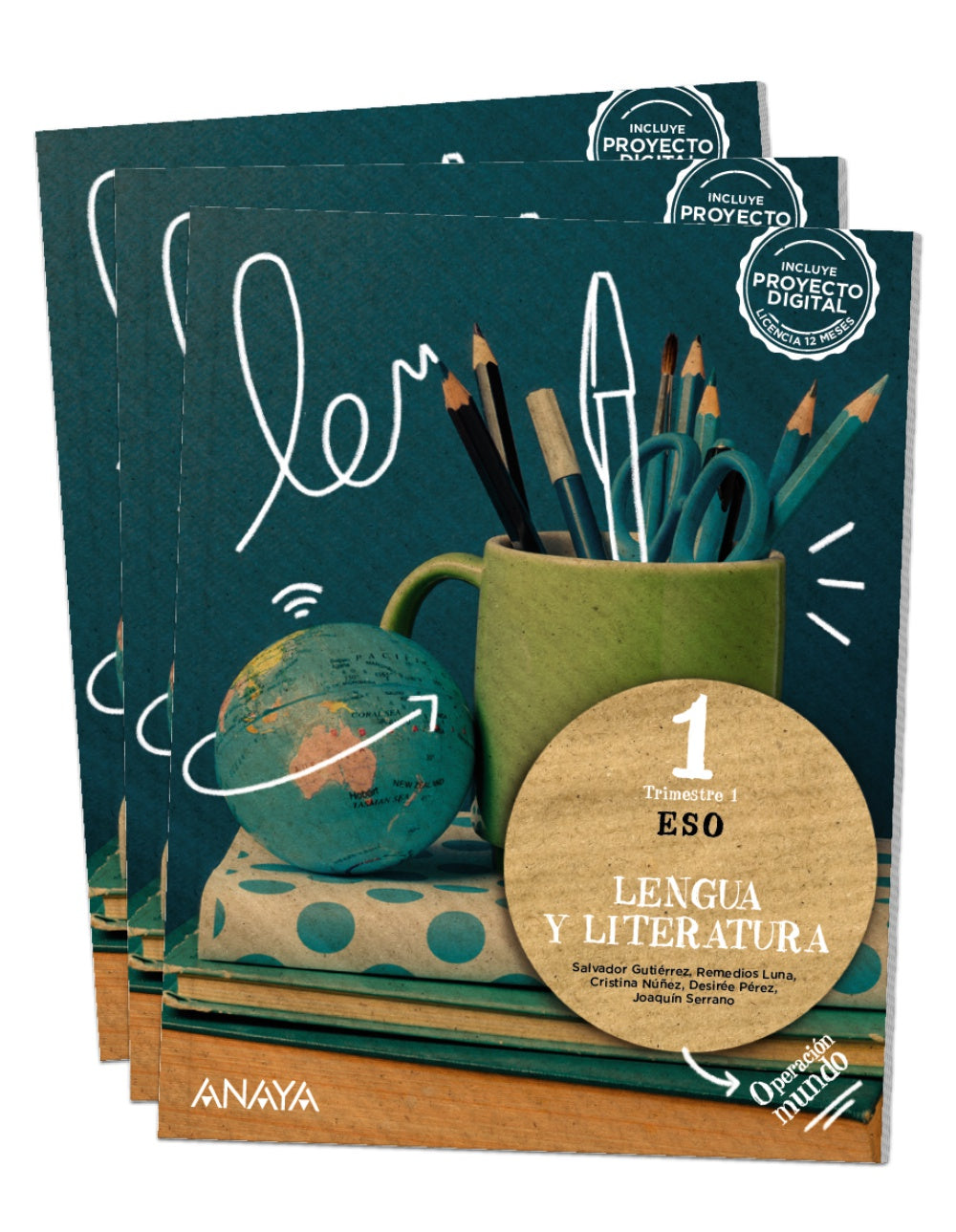 Lengua y Literatura 1. (1º ESO) Operación Mundo | Varios autores | 9788414304723 (ANAYA TEXTO) Imagen principal del producto