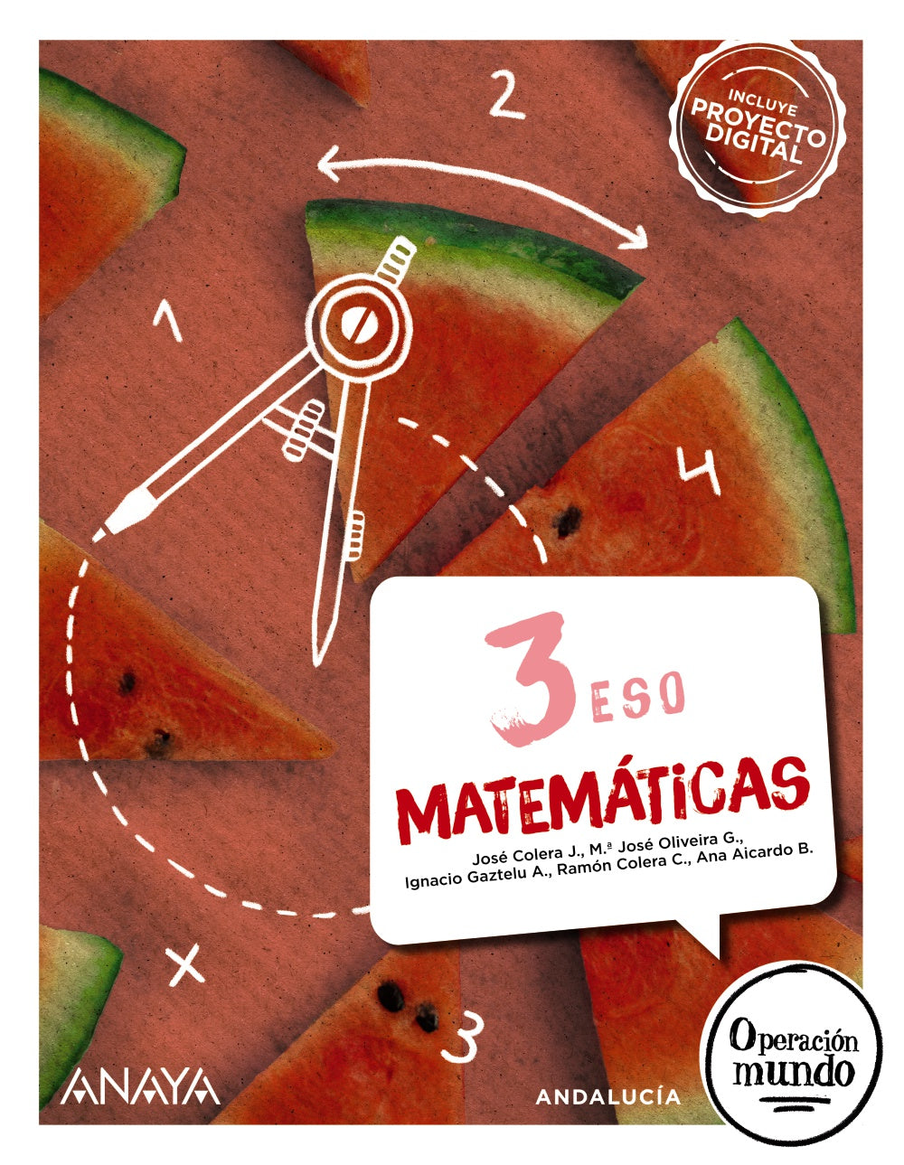 Matemáticas 3 (3º ESO) Operación Mundo | Varios autores | 9788414305515 (ANAYA TEXTO)