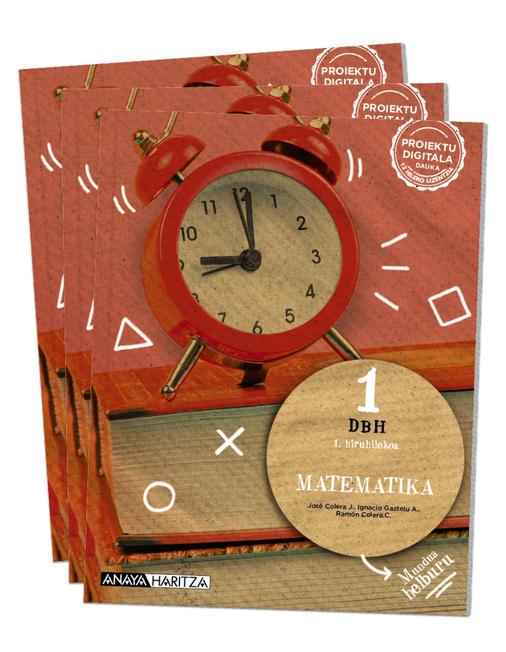 Matematika 1. (1º ESO) Mundua helburu | Varios autores | 9788414305928 (ANAYA TEXTO)