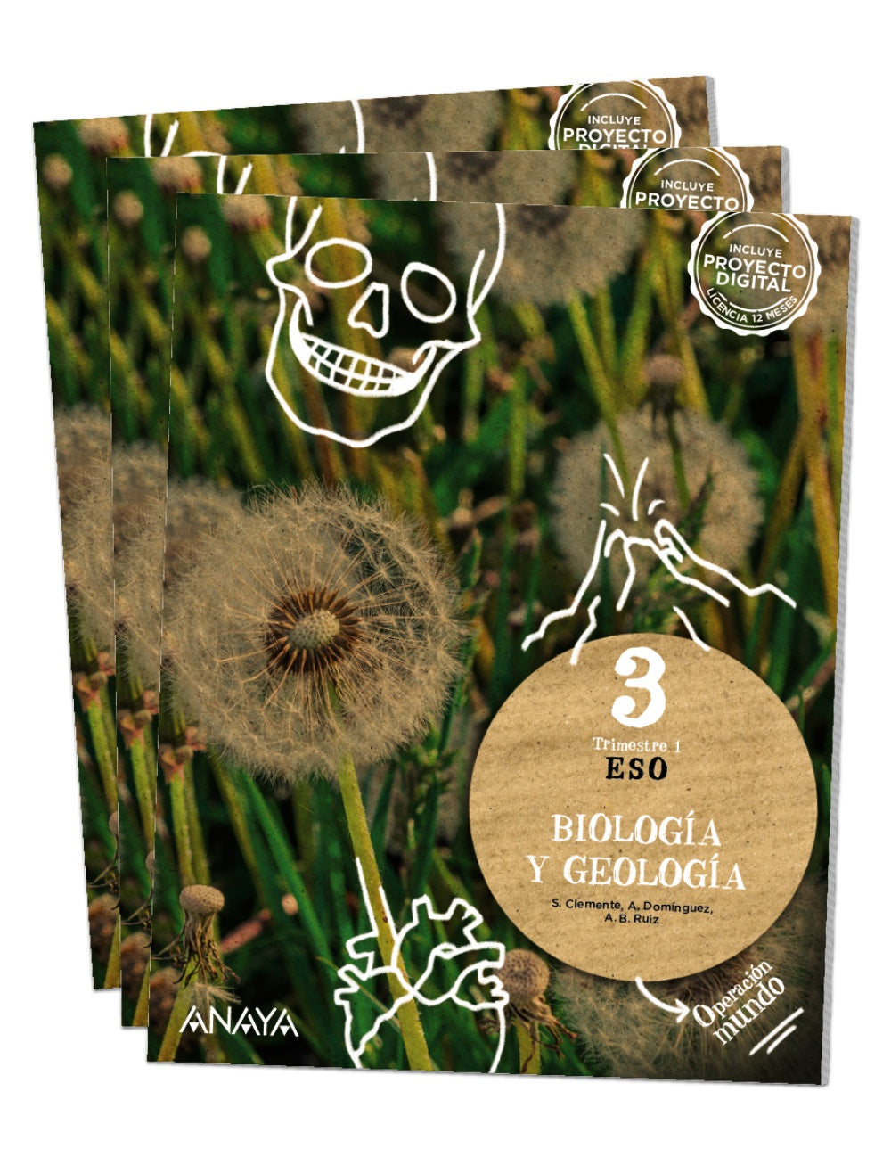 Biología y Geología 3. (3º ESO) Operación Mundo | Varios autores | 9788414306246 (ANAYA TEXTO)