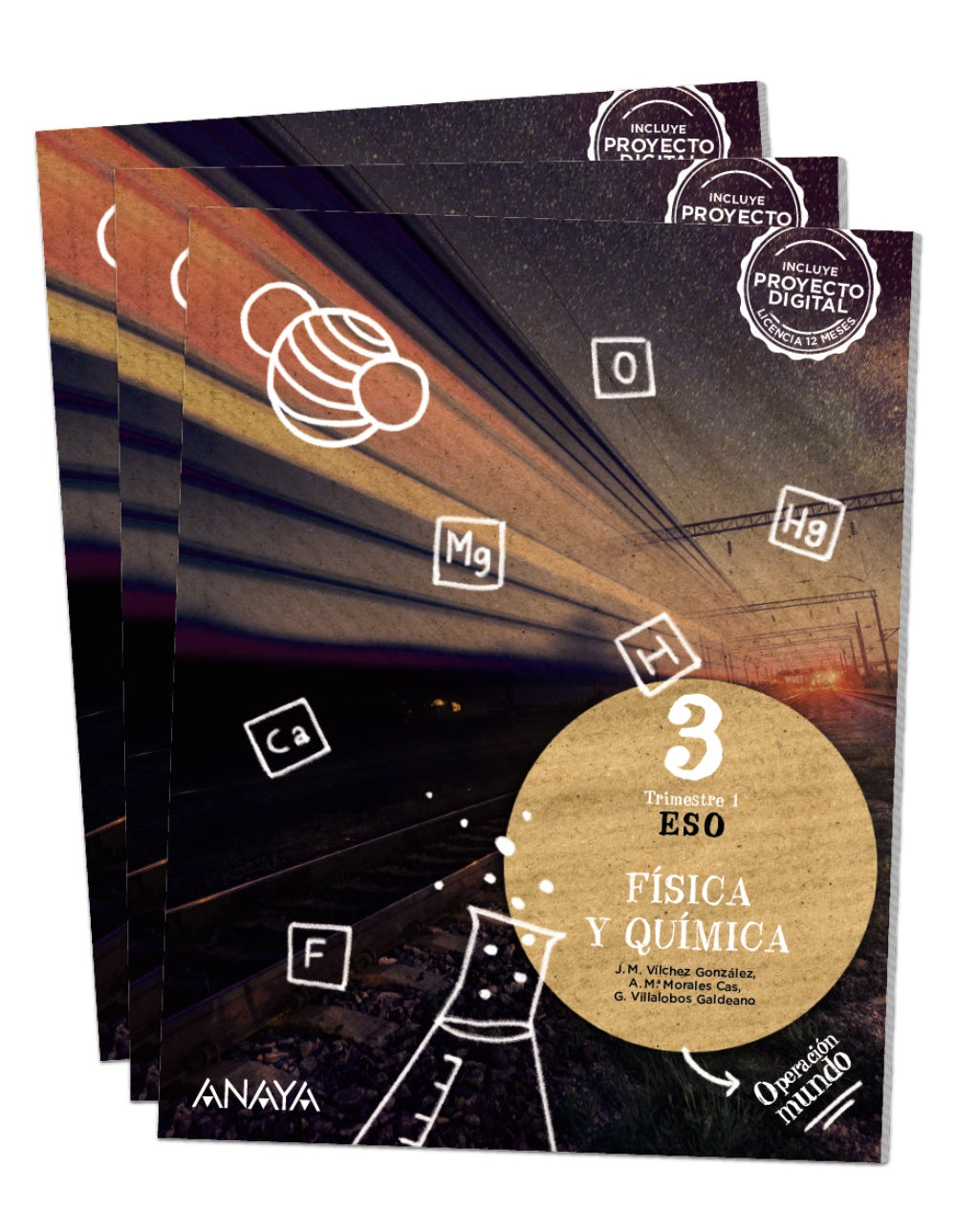 Física y Química 3. (3º ESO) Operación Mundo | Varios autores | 9788414306840 (ANAYA TEXTO)