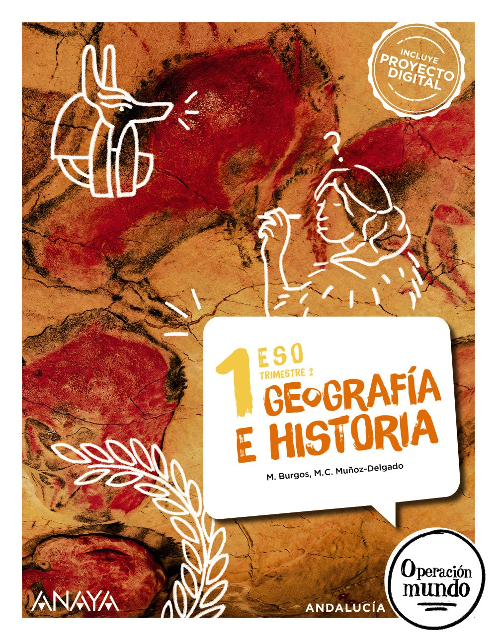 Geografía e Historia 1. (Trimestres) (1º ESO) Operación Mundo | Varios autores | 9788414307151 (ANAYA TEXTO)