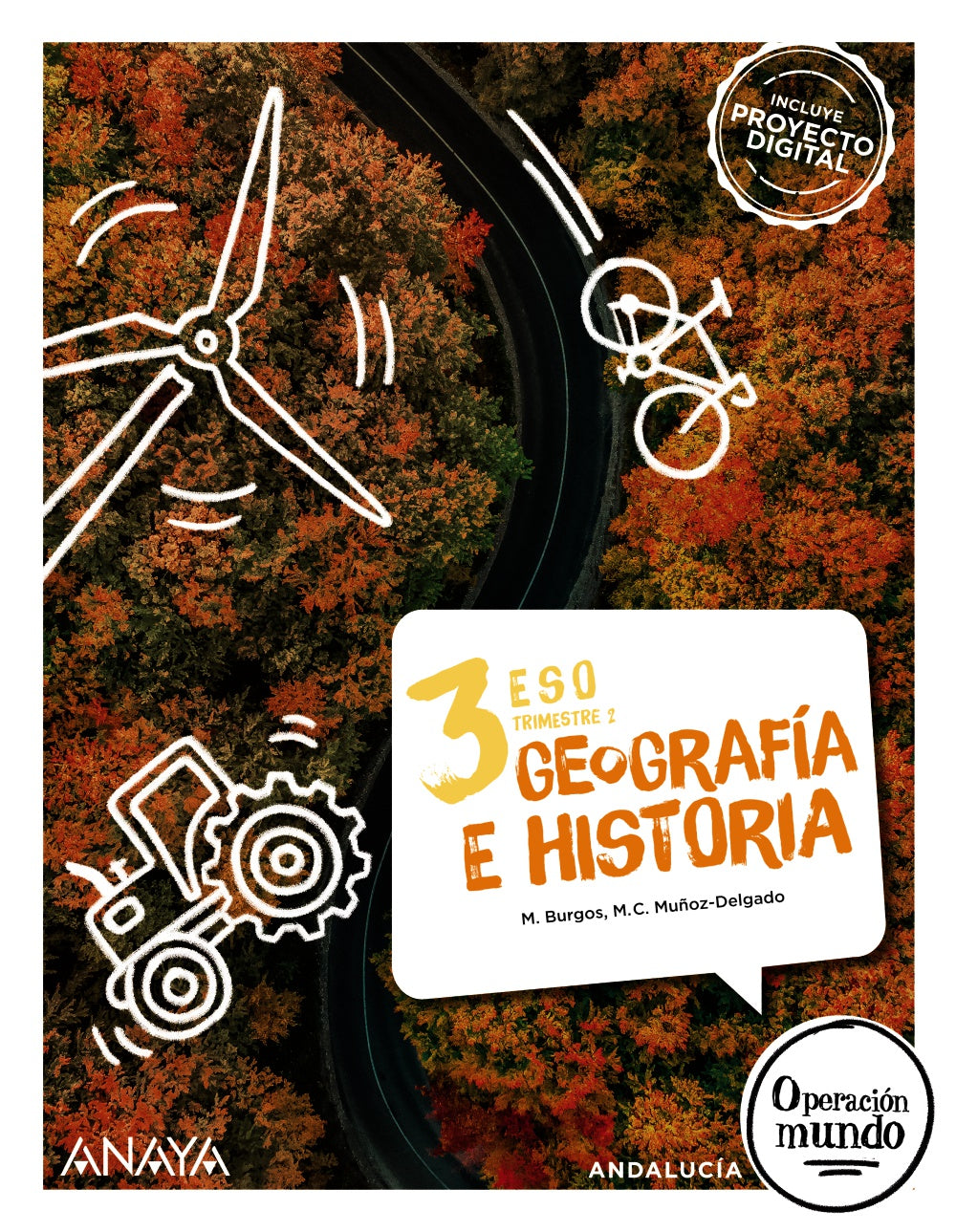 Geografía e Historia 3. (Trimestres) (3º ESO) Operación Mundo | Varios autores | 9788414307250 (ANAYA TEXTO) Imagen principal del producto