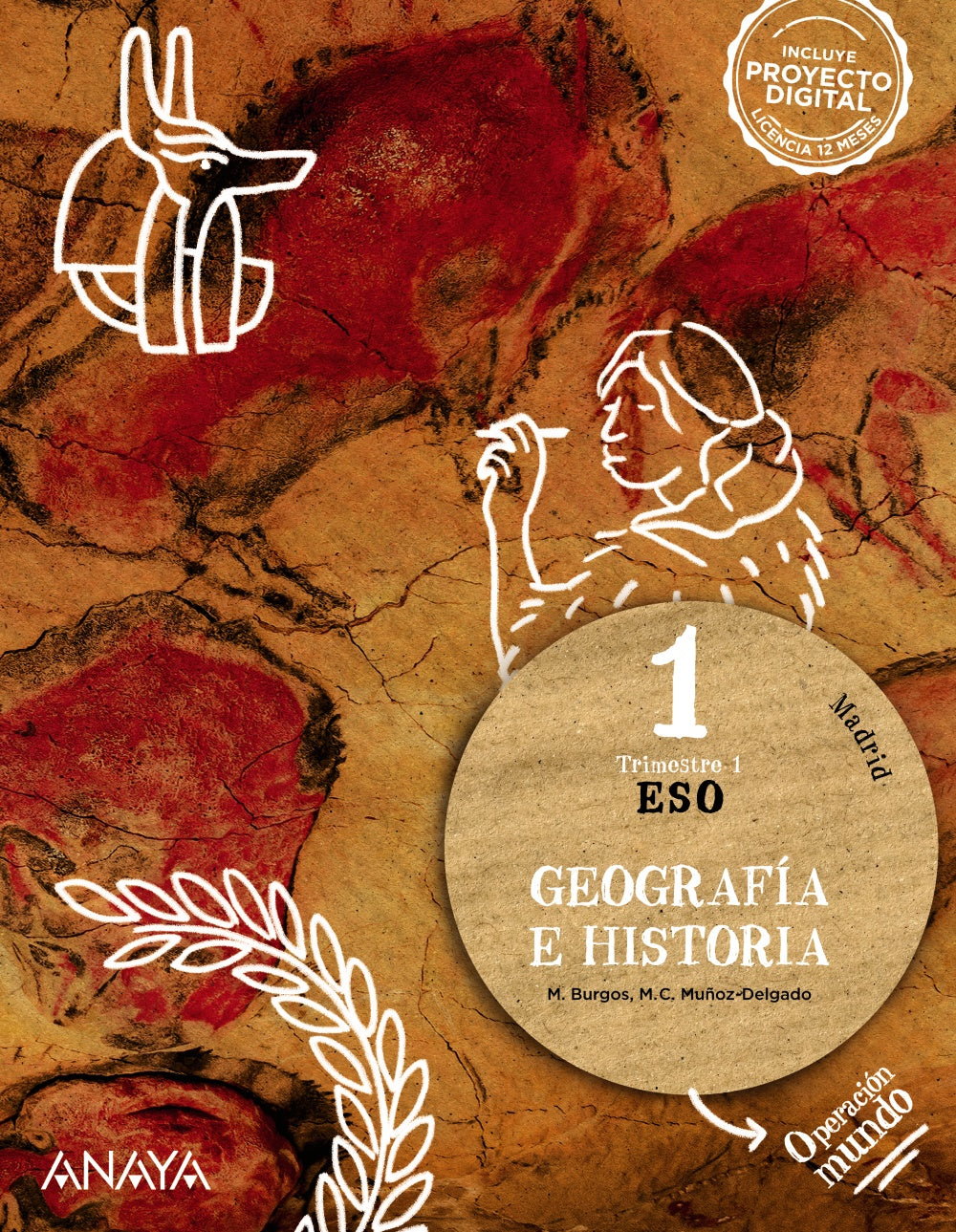 Geografía e Historia 1. (1º ESO) Operación Mundo | Varios autores | 9788414308226 (ANAYA TEXTO)