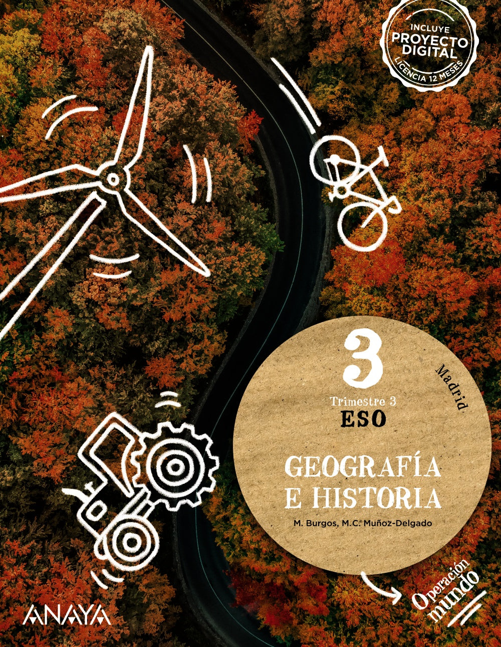 Geografía e Historia 3. (3º ESO) Operación Mundo | Varios autores | 9788414308271 (ANAYA TEXTO)