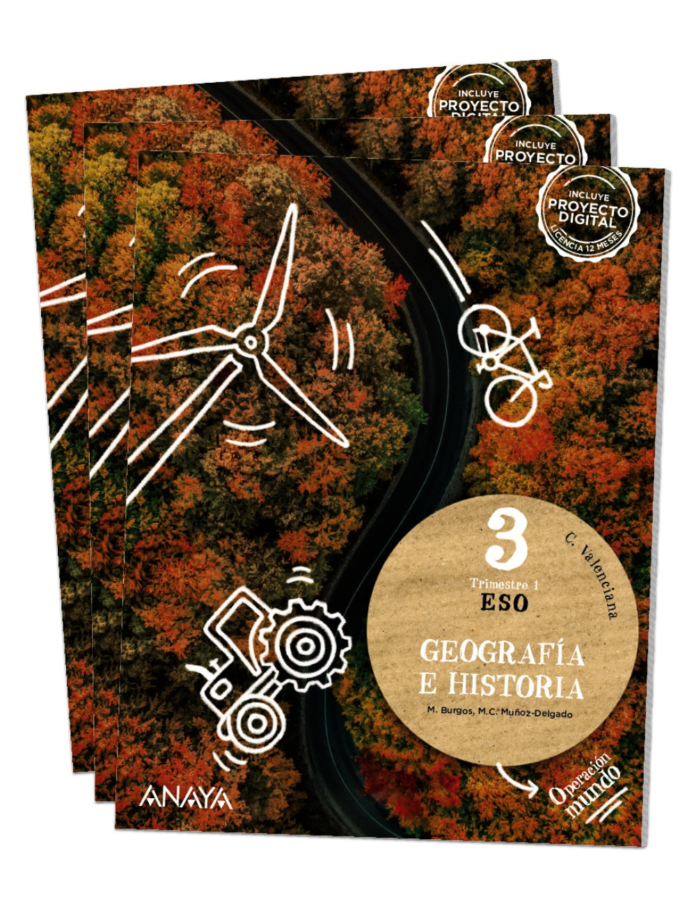 Geografía e Historia 3. (3º ESO) Operación Mundo | Varios autores | 9788414308677 (ANAYA TEXTO)