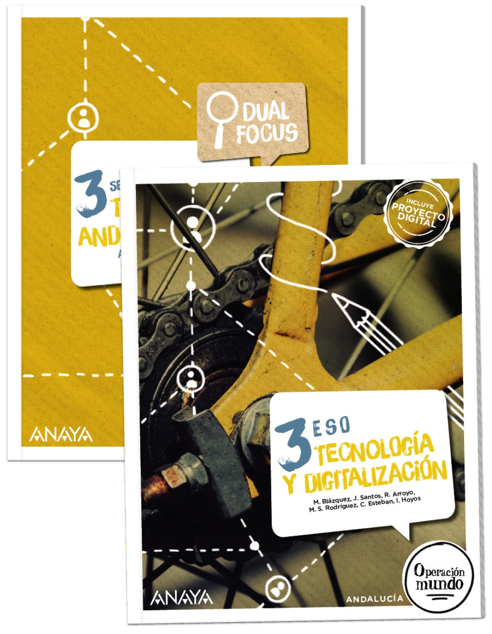 Tecnología y Digitalización 3. + Dual focus (3º ESO) Operación Mundo | Varios autores | 9788414309247 (ANAYA TEXTO)