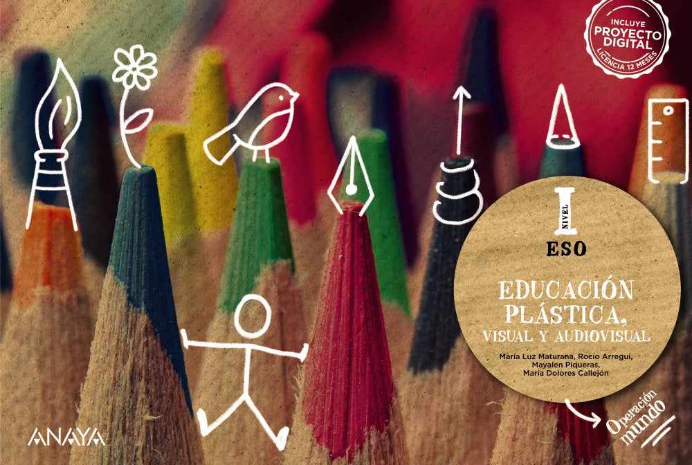 Educación Plástica, Visual y Audiovisual. Nivel I. (Opción fungible) (1º ESO) Operación Mundo | Varios autores | 9788414309629 (ANAYA TEXTO) Imagen principal del producto