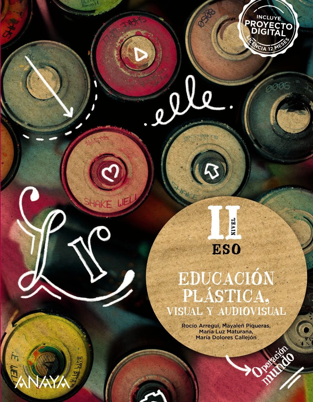 Educación Plástica, Visual y Audiovisual. Nivel II. (Opción no fungible) (3º ESO) Operación Mundo | Varios autores | 9788414309667 (ANAYA TEXTO)