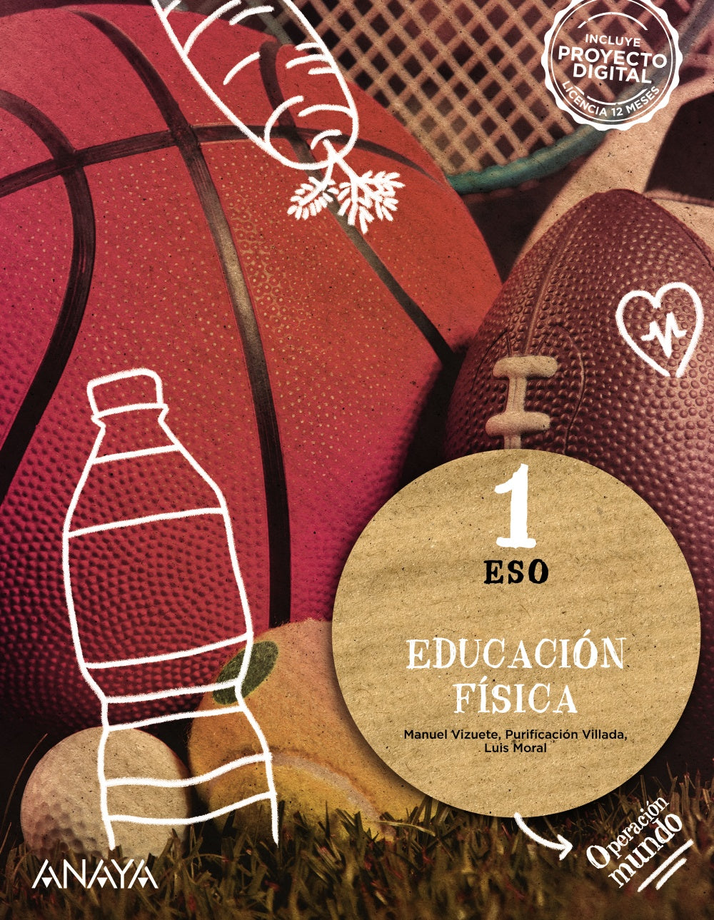 Educación Física 1.. Manuel Vizuete Carrizosa (ANAYA EDUCACIÓN) 9788414310885 Imagen principal del producto