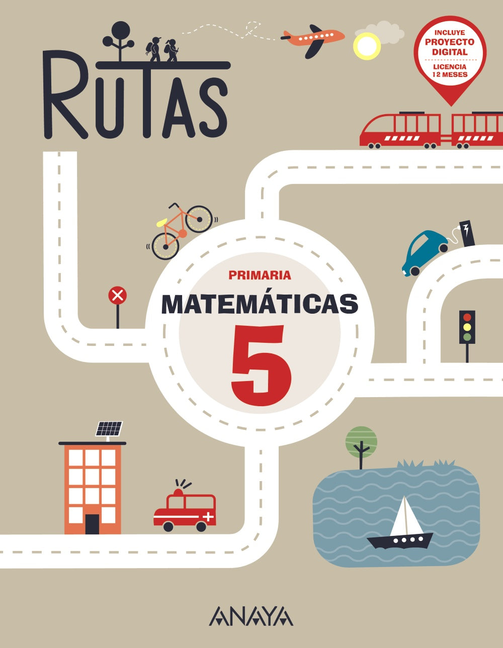 Matemáticas 5. RUTAS. (5º Primaria) RUTAS | Pellicer Iborra, Carmen | 9788414314692 (ANAYA TEXTO)