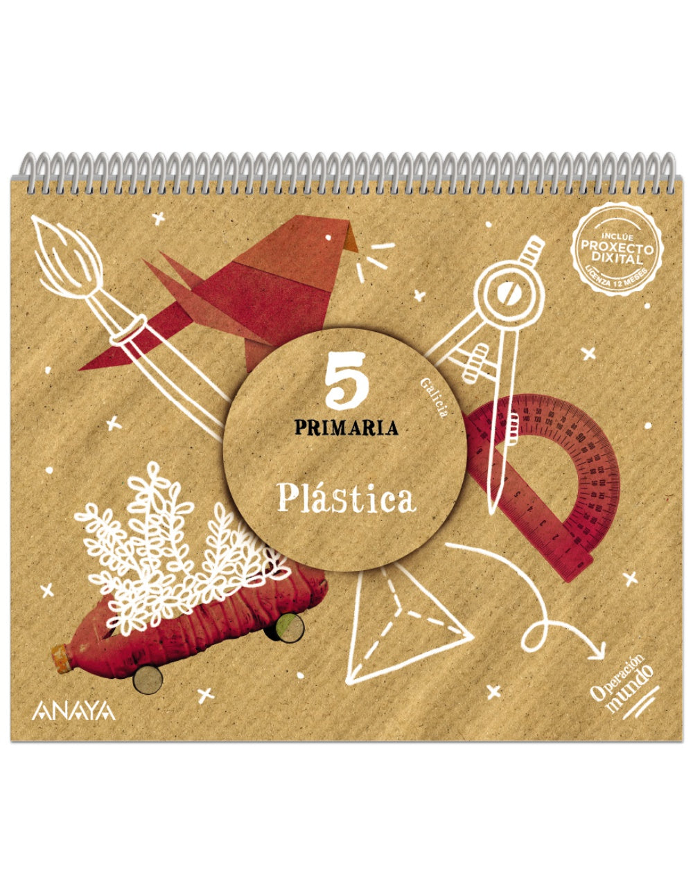 Plástica 5. (5º Primaria) Operación Mundo | Varios autores | 9788414316238 (ANAYA TEXTO)
