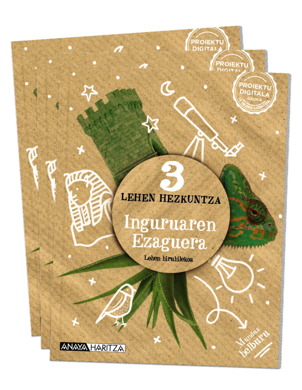 Inguruaren ezaguera 3. (3º Primaria) Mundua helburu | Varios autores | 9788414317020 (ANAYA TEXTO) Imagen principal del producto