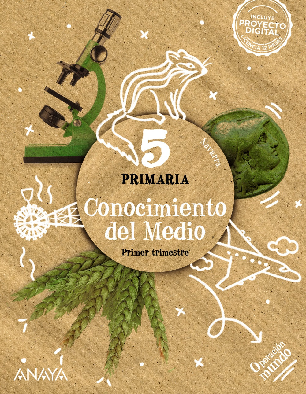 Conocimiento del medio 5. (5º Primaria) Operación Mundo | Varios autores | 9788414317167 (ANAYA TEXTO)